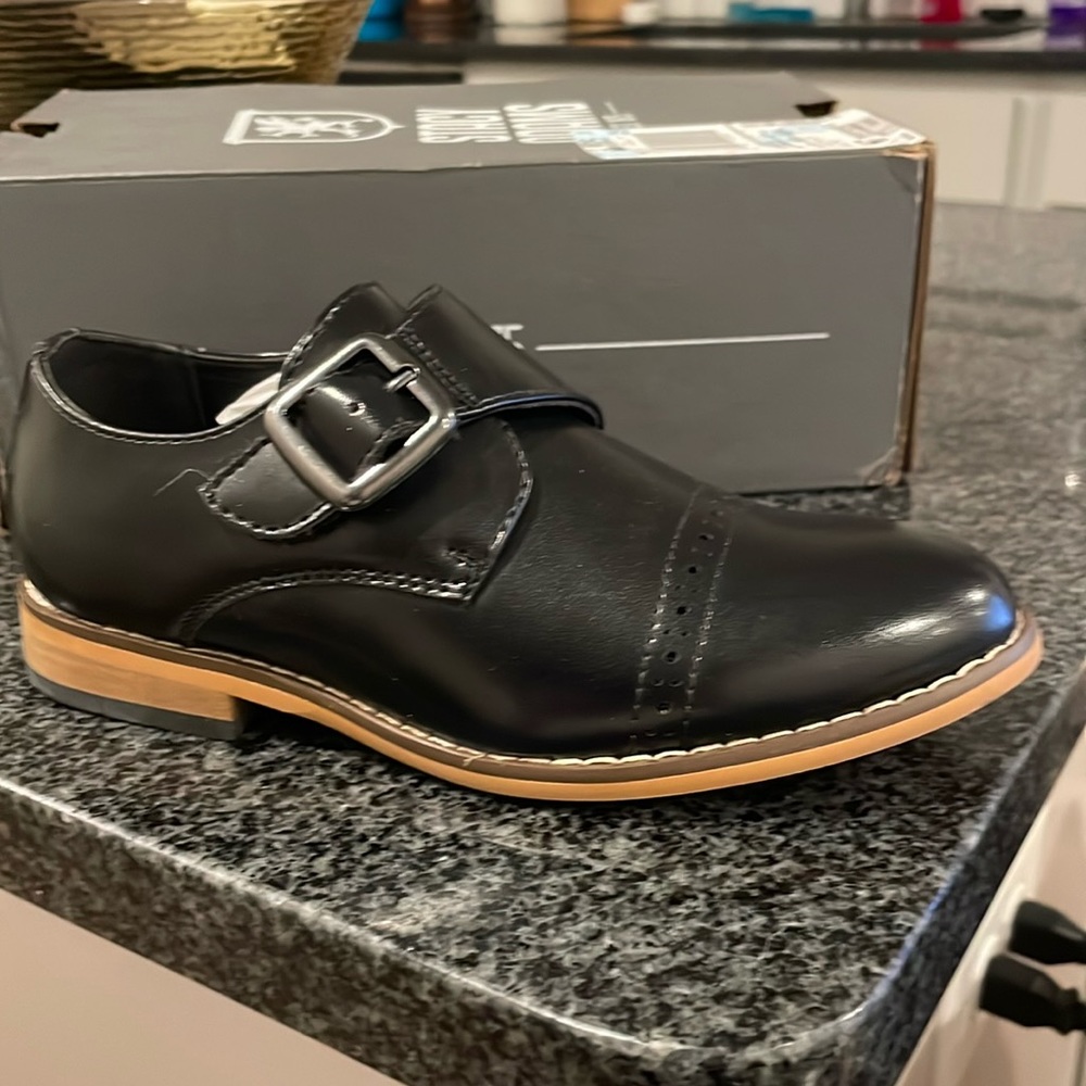 New in box boys monk strap shoes. Size 12M perfect for Easter.